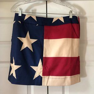 Loudmouth Old Glory Golf Skort Size 10